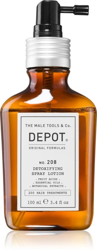 DEPOT 200 HAIR TREATMENTS NO. 208 DETOXIFYING SPRAY LOTION 100 ml