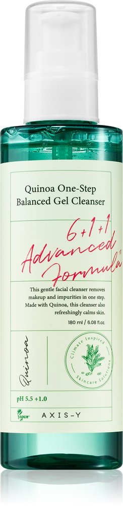 AXIS-Y 6+1+1 Advanced Formula Quinoa One-Step Balanced Gel Cleanser 180 ml