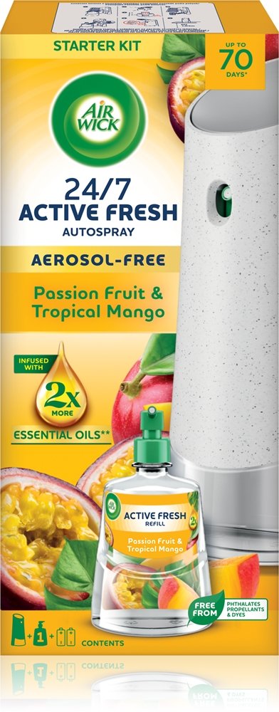 Air Wick Active Fresh Passion Fruit & Tropical Mango 228 kg