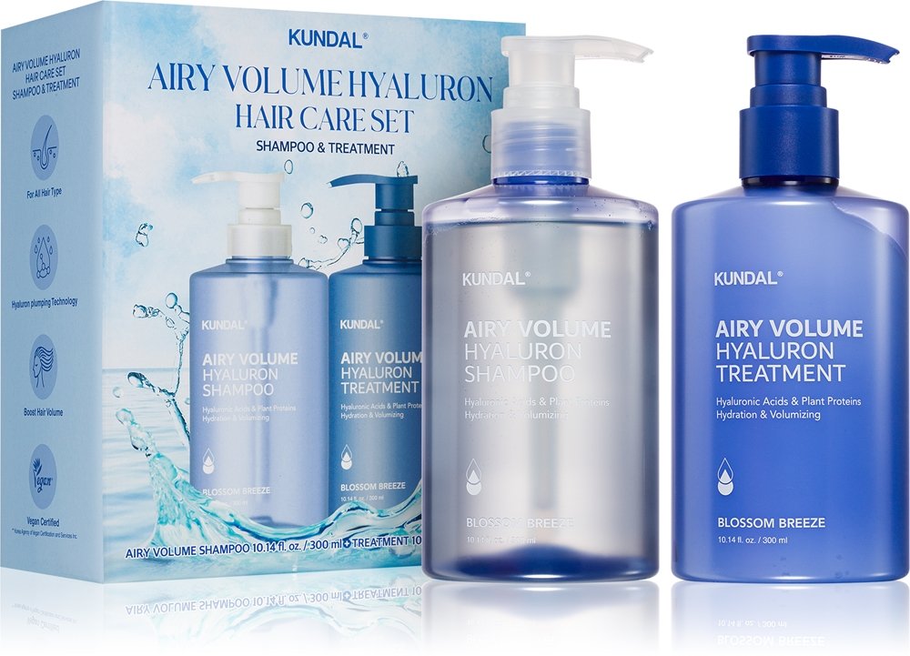 KUNDAL Airy Volume Hyaluron Set