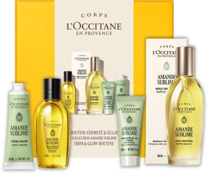 L’Occitane Amande Sublime Firm & Glow Routine