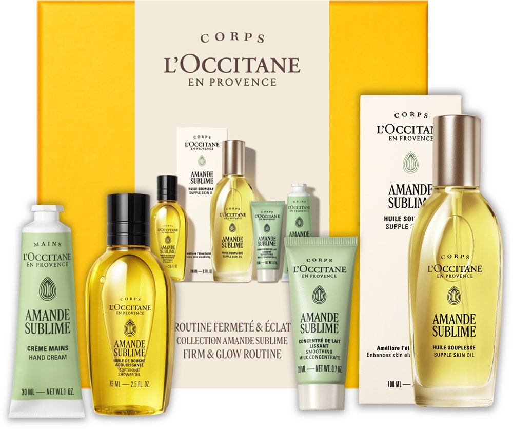 L’Occitane Amande Sublime Firm & Glow Routine
