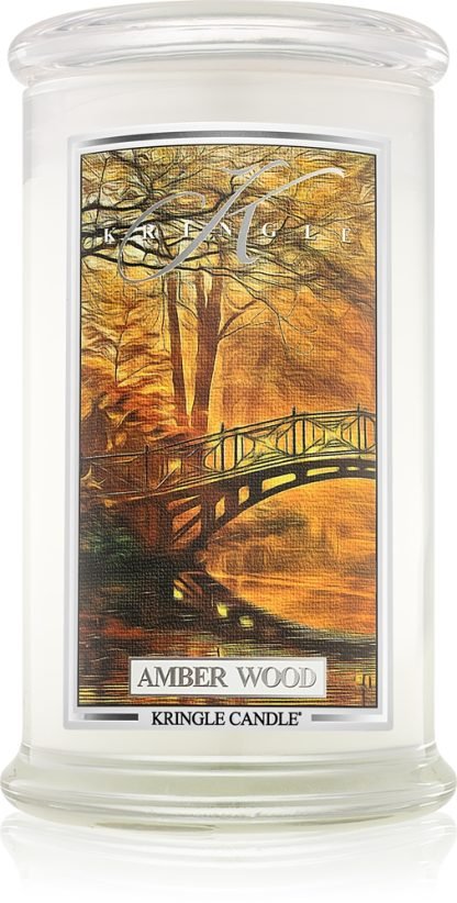 Kringle Candle Amber Wood 624 g