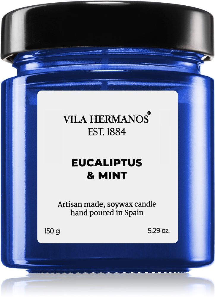 Vila Hermanos Apothecary Cobalt Blue Eucalyptus & Mint 150 g