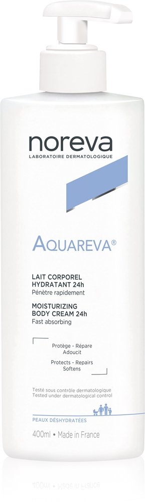 Noreva Aquareva Moisturizing Body Cream 24h 400 ml