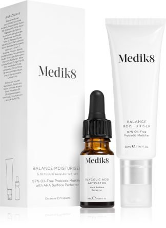 Medik8 Balance Moisturiser with Glycolic Acid Activator 50 ml
