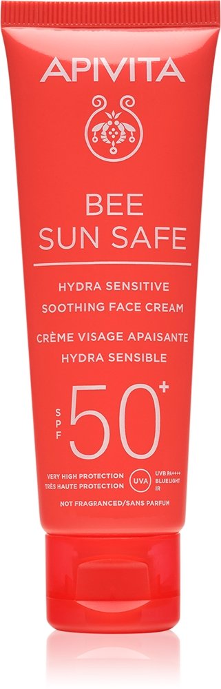Apivita Bee Sun Safe Hydra Sensitive Soothing Face Cream SPF50+ 50 ml