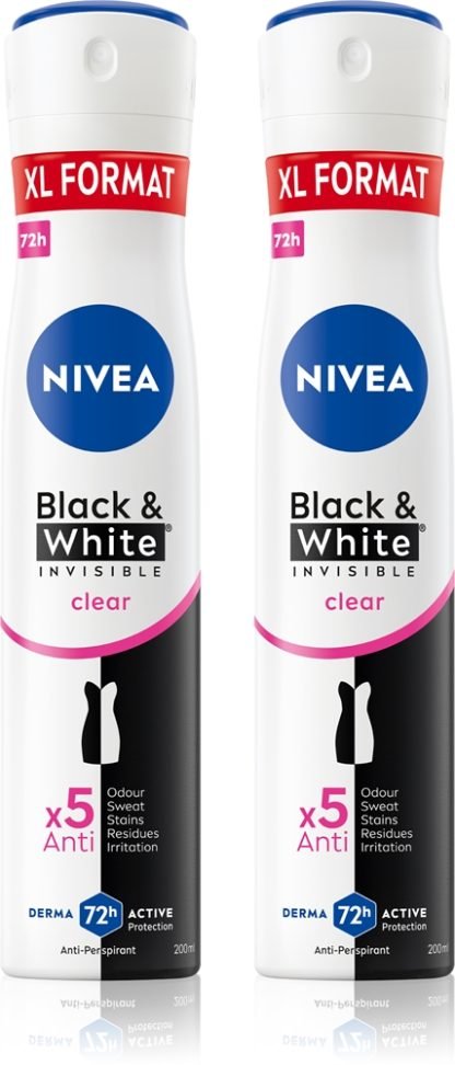 NIVEA Black & White Invisible Clear