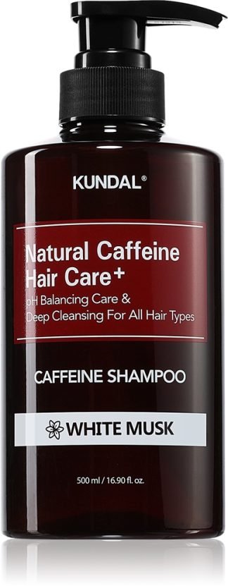KUNDAL Caffeine Shampoo White Musk 500 ml