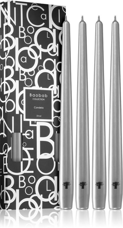 Baobab Collection Candela Silver 4 St.