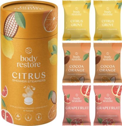 Body Restore Citrus Shower Steamers 6 St.
