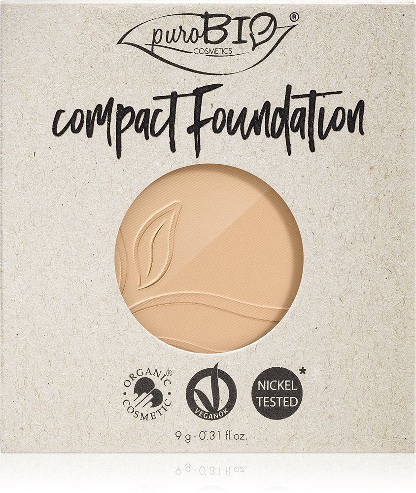 puroBIO Cosmetics Compact Foundation 9 g