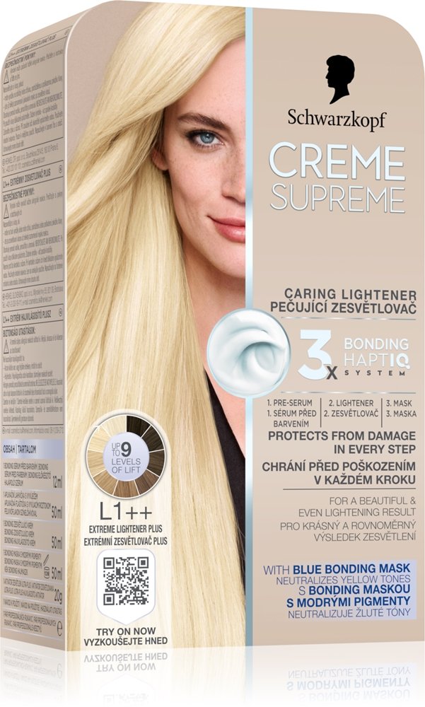 Schwarzkopf Creme Supreme Caring Lightener 60 ml