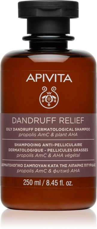 Apivita Dandruff Relief Oily Dandruff Dermatological Shampoo 250 ml