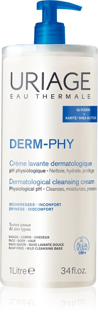 Uriage DERM-PHY Dermatological Cleansing Cream 1000 ml