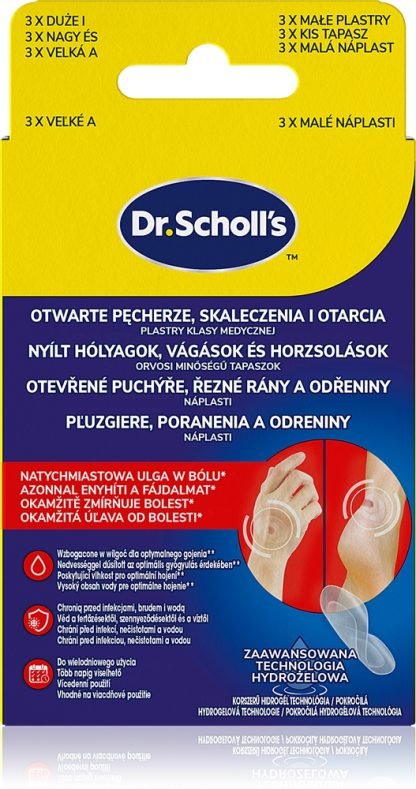Scholl Dr. Scholl's Open Blisters, Cuts and Abrasions 2 x 3 St.