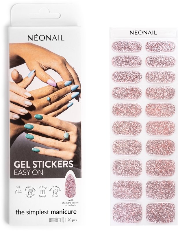 NEONAIL Easy On Gel Stickers 20 St.