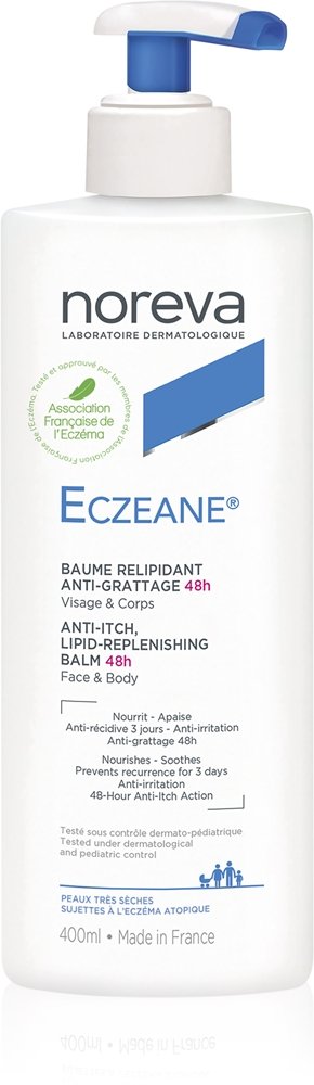 Noreva Eczeane Anti-Itch Lipid-Replenishing Balm 48H 400 ml