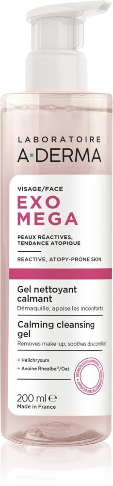 A-Derma Exomega Calming Cleansing Gel 200 ml
