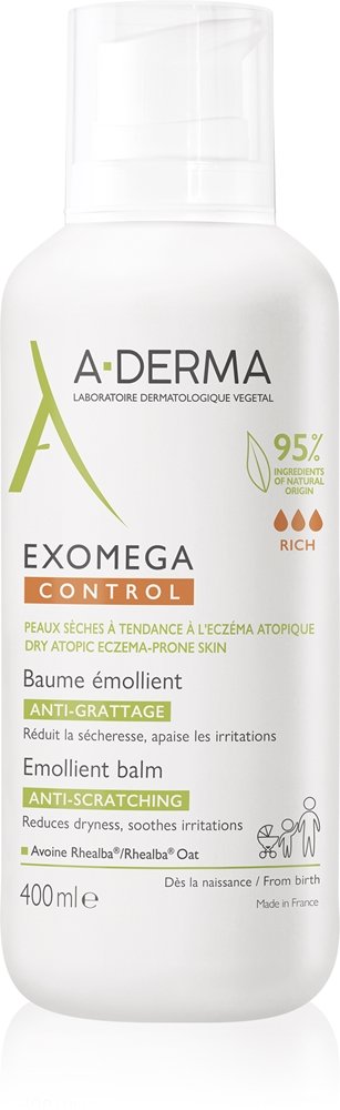 A-Derma Exomega Control Emollient Balm 400 ml