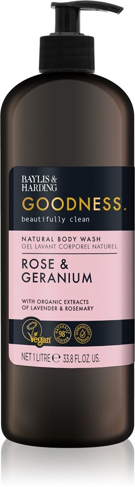 Baylis & Harding Goodness Rose & Geranium 1000 ml