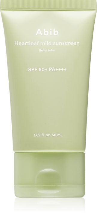 Abib Heartleaf Mild Sunscreen Relief Tube 50 ml