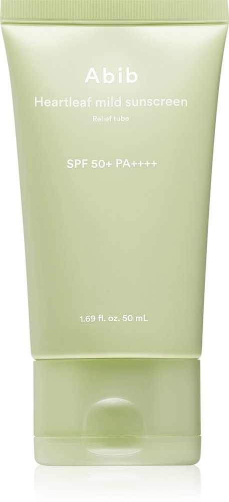 Abib Heartleaf Mild Sunscreen Relief Tube 50 ml