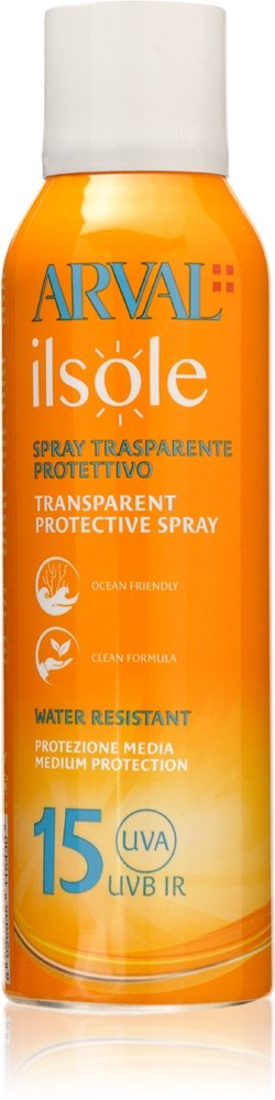 Arval IlSole Transparent Protective Spray SPF 15 200 ml