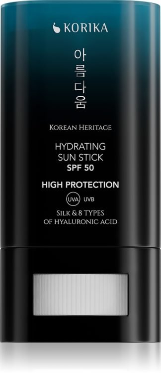 KORIKA Korean Heritage Silk & 8 Types of Hyaluronic Acid Hydrating Sun Stick SPF 50 20 g