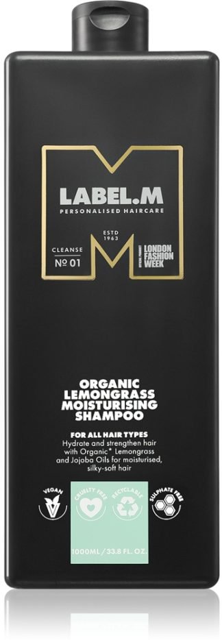 label.m Lemongrass Moisturising Shampoo 1000 ml