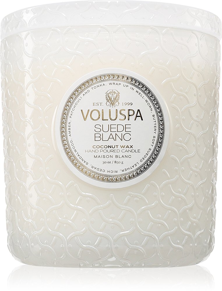 VOLUSPA Maison Blanc Suede Blanc 850 g