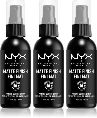 NYX Professional Makeup Makeup Setting Spray Matte 3 x 60 ml