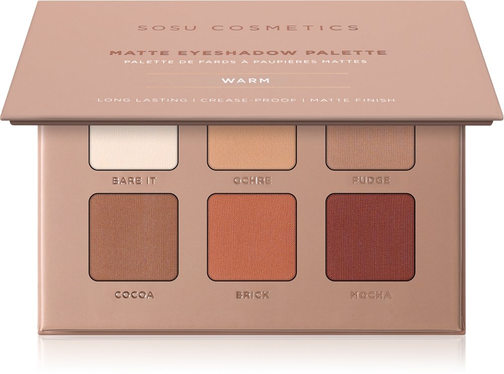 SOSU Cosmetics Matte Eyeshadow Palette 6 x 1,3 g
