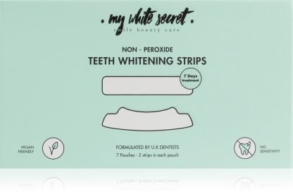 My White Secret Non - Peroxide Teeth Whitenings Strips 7 St.