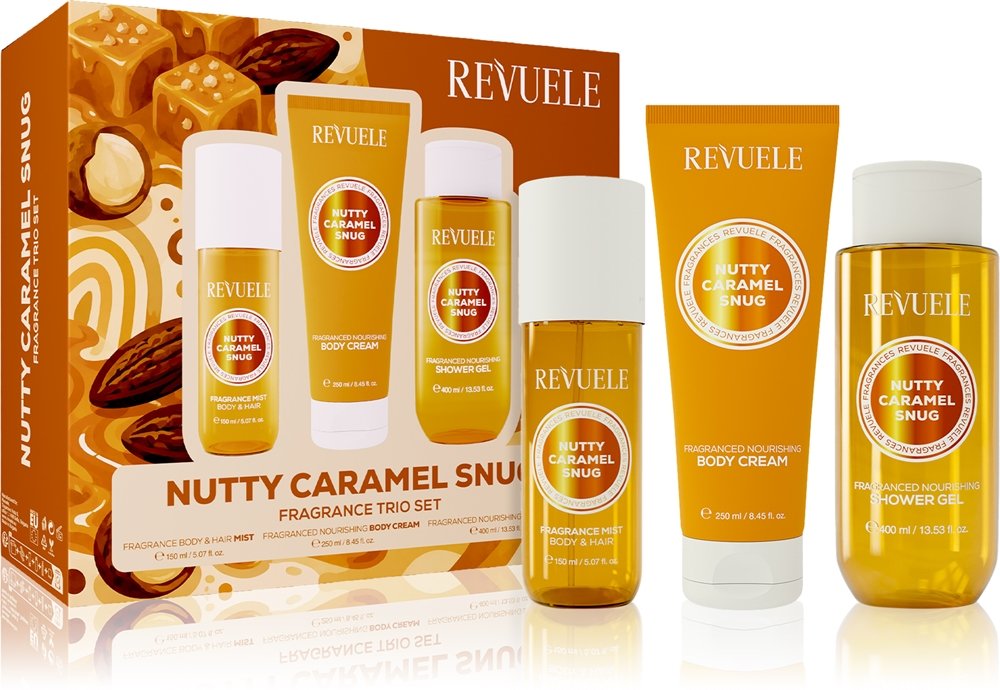 Revuele Nutty Caramel Snug Fragrance Trio Set