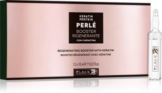 Black Professional Line PERLÉ Booster Regeneratin Keratin Ampouls 10 x 12 ml