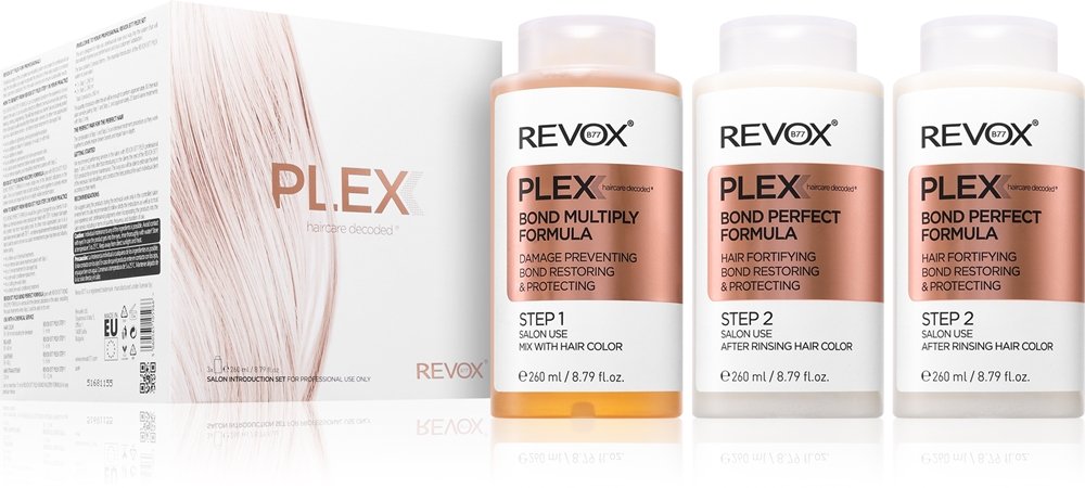 Revox B77 PLEX Hair Rebuilding System Professional Set 3 x 260 ml