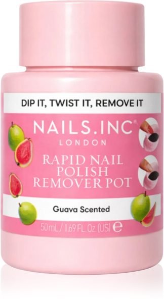 Nails Inc. Rapid Nail Polish Remover Pot Guava Scented 50 ml