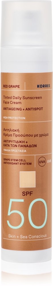 Korres Red Grape Tinted Daily Sunscreen 50 ml