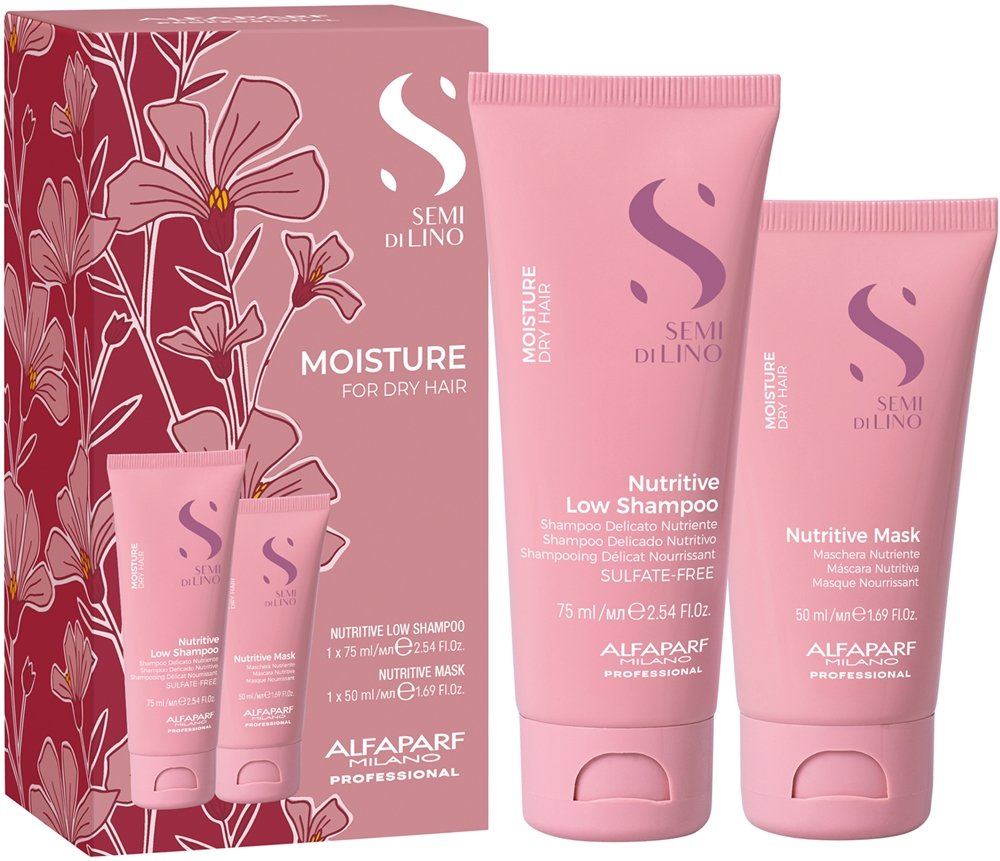 Alfaparf Milano Semi di Lino Moisture Minisize Kit