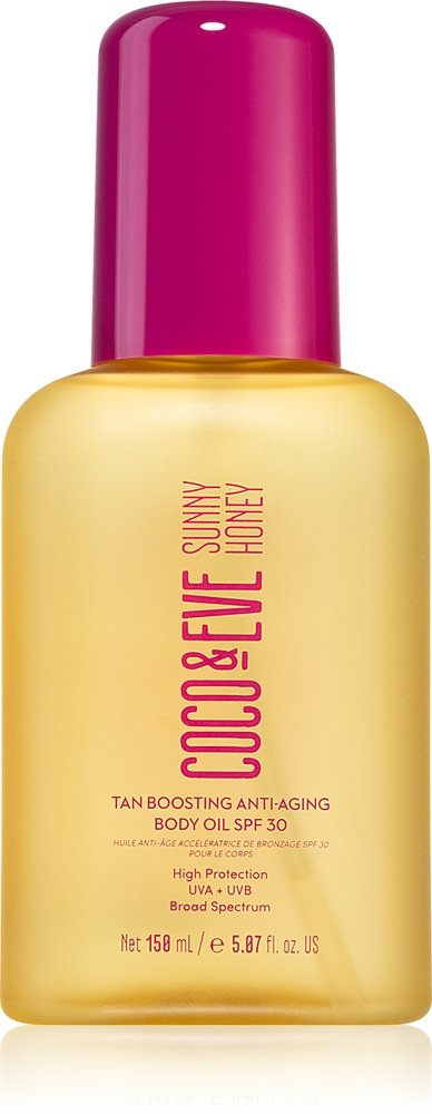 Coco & Eve Sunny Honey Tan Boosting Anti-Aging Body Oil SPF 30 150 ml