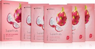 KORIKA SuperFruits Dragon Fruit - Set of 5 Calming Face Sheet Masks