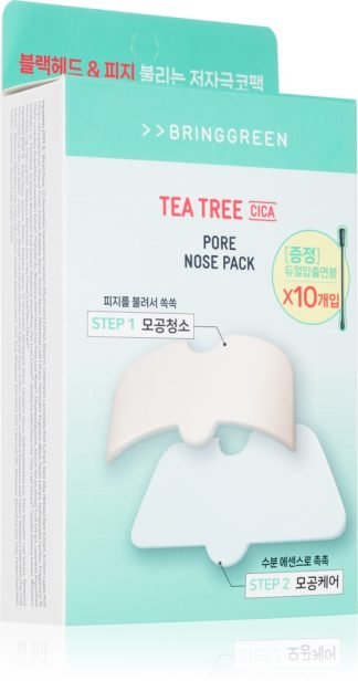 BRINGGREEN Tea Tree Cica Pore Nose Strip 5 St.