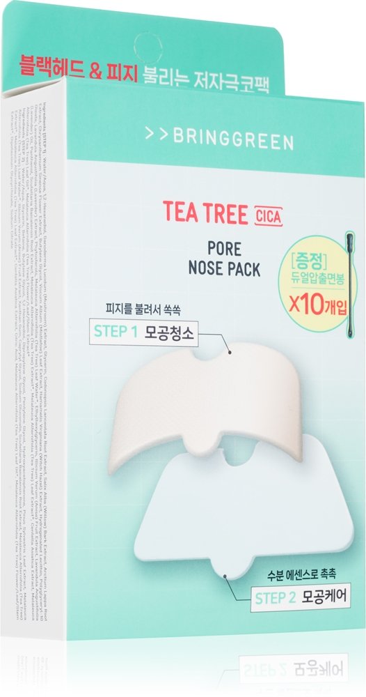 BRINGGREEN Tea Tree Cica Pore Nose Strip 5 St.