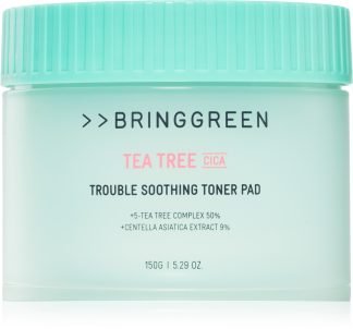 BRINGGREEN Tea Tree Cica Trouble Soothing Toner Pad 90 St.