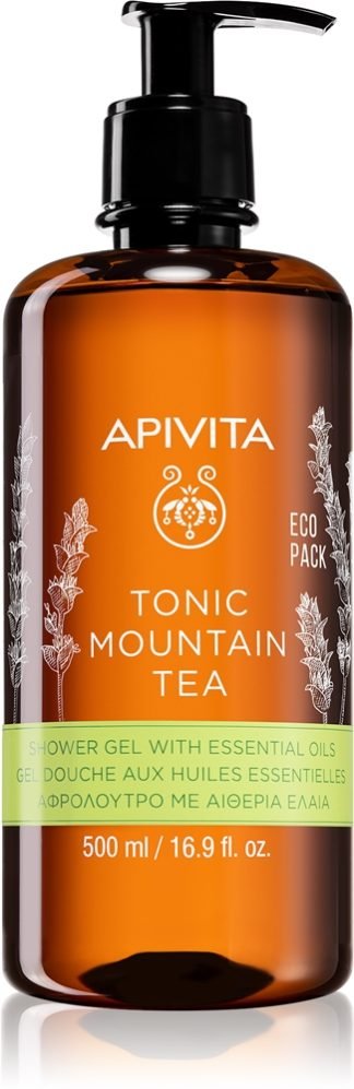 Apivita Tonic Mountain Tea Tonifying Shower Gel 500 ml