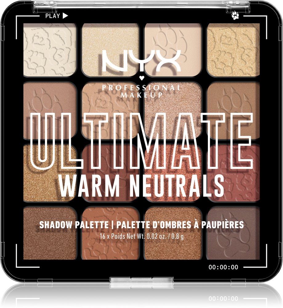 NYX Professional Makeup Ultimate Shadow Palette 16 x 0,8 g