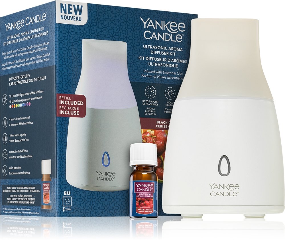Yankee Candle Ultrasonic Electric Diffuser Kit Black Cherry