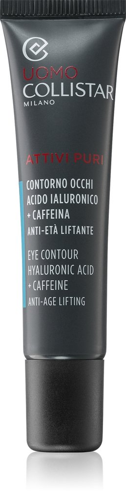 Collistar Uomo Attivi Puri Eye Contour Hyaluronic Acid + Caffeine Eye Contour 15 ml