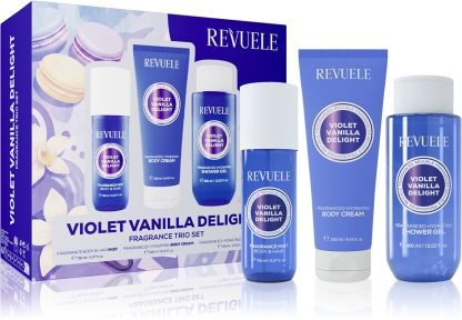Revuele Violet Vanilla Delight Fragrance Trio Set